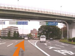 豊中出口から写真